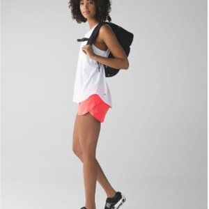 Lululemon speed short (2.5", 4 way stretch) in cape red- Size 8